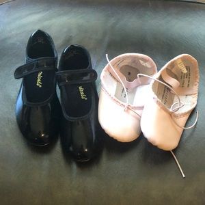 Ballet and Tap size 9 toddler-free shipping!
